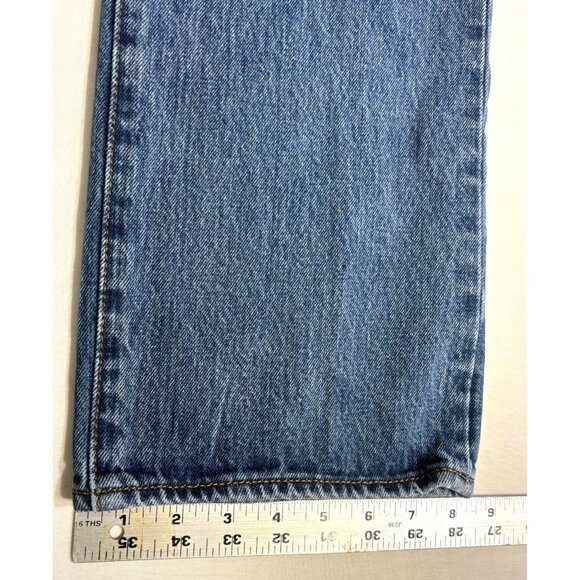 Levi's 501 Button-Fly Jeans Mens W36 L32 VTG Blue Denim Classic Fit - Picture 10 of 11